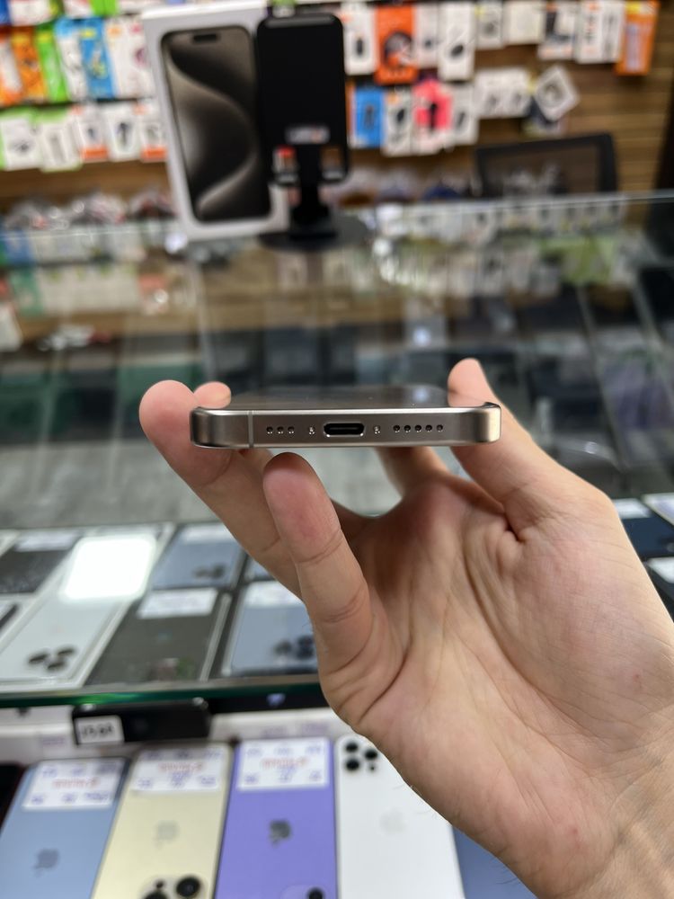 Iphone 15 Pro 128gb 93% Sim Titan - Naqd va halol nasiya savdoga