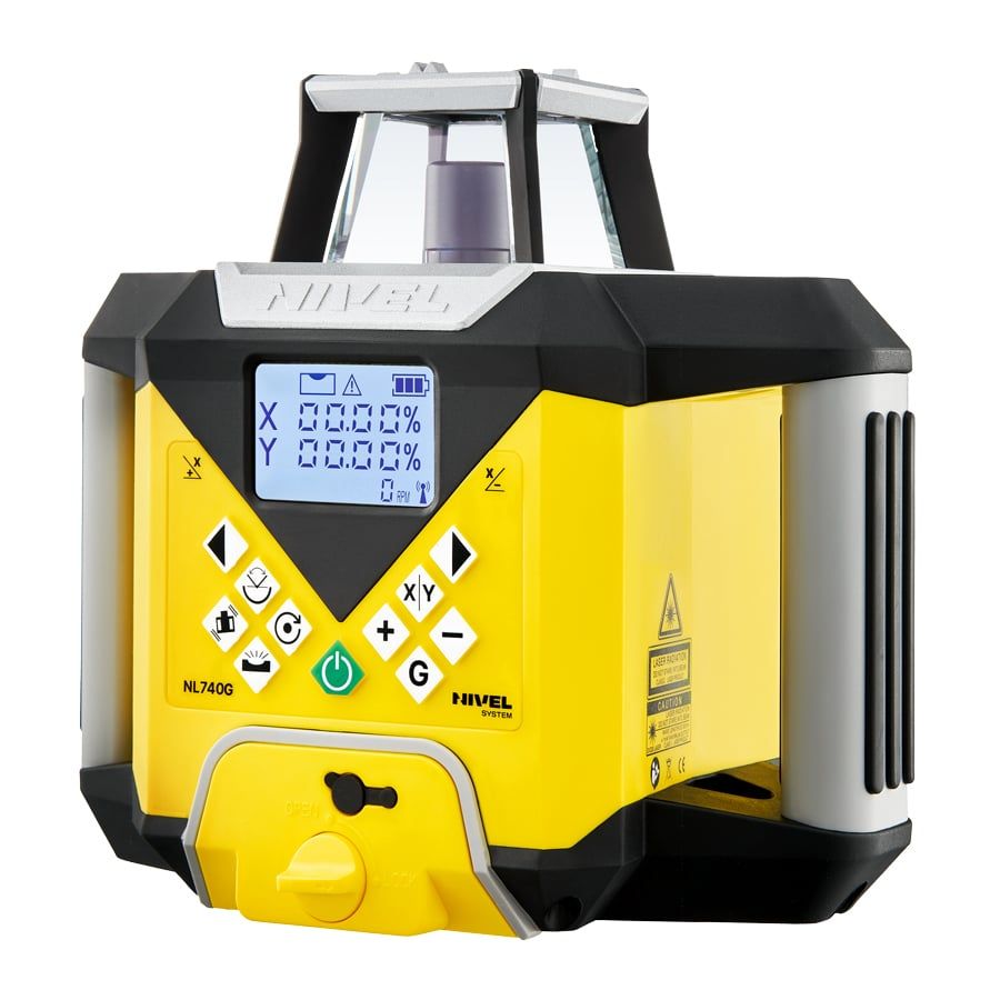 Laser rotativ Nivel System NL740G Digital, fascicul verde