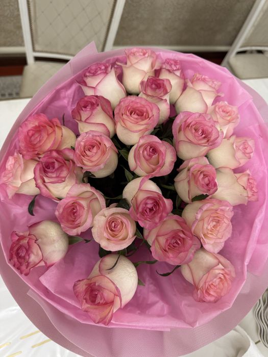 Букет, цветы, роза, гүл, гул, 25 штук роза