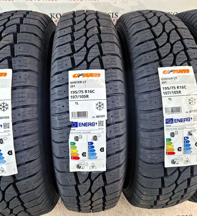 Anvelope noi iarna m+s 195 75 16C Orium ( by Michelin )