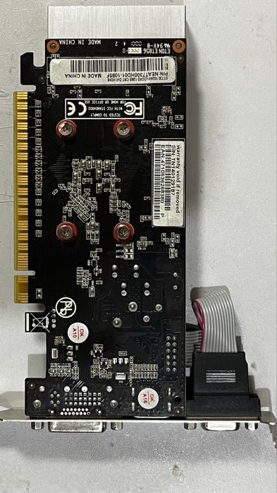 Продам видеокарту Palit GeForce GT 730 1 GB DDR3 128bit + драйвера