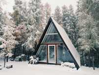 Cabane A-Frame din lemn