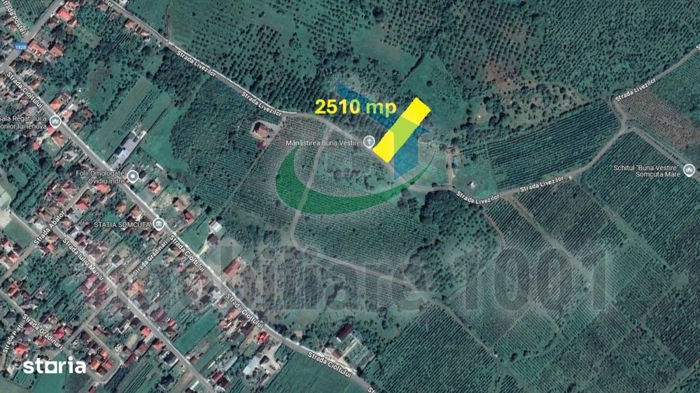 Teren intravilan 2510 mp Somcuta Mare, zona cu potential de dezvoltare