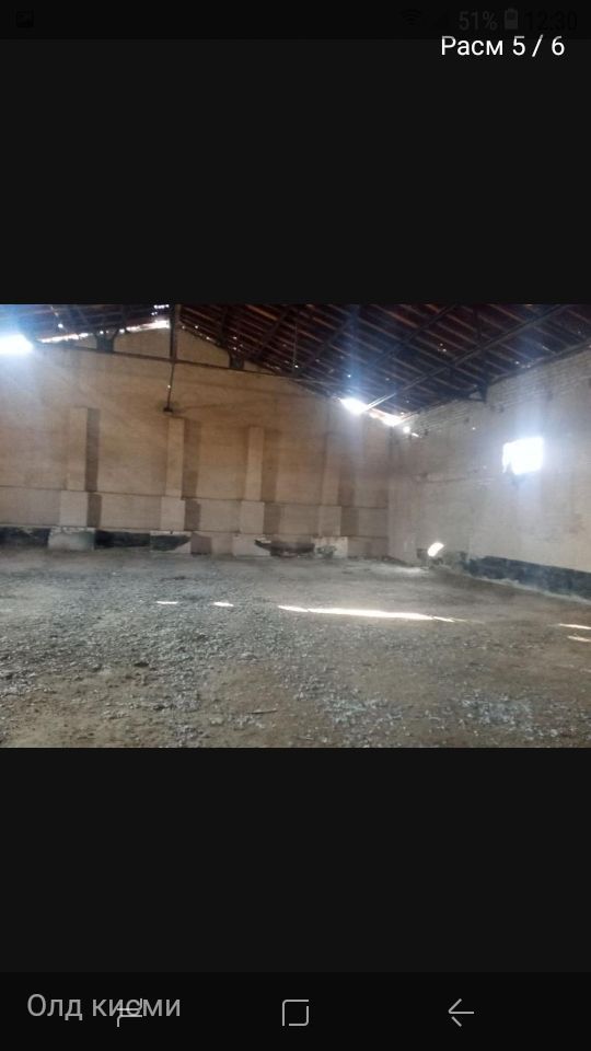 Katta omborxona sotiladi