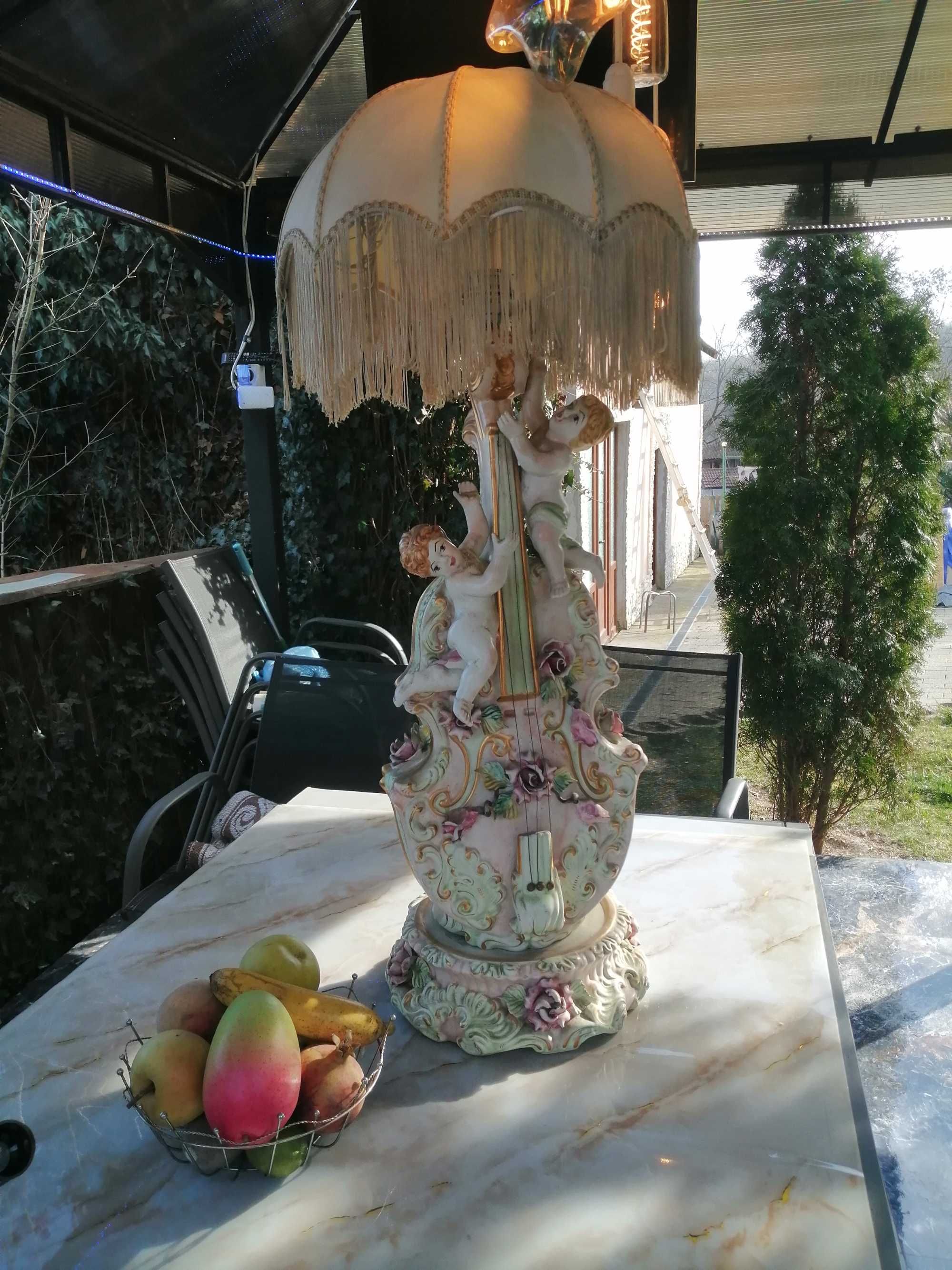 Antichitate lampa portelan Italy stare excelenta