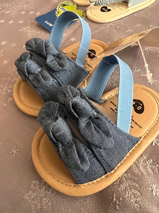 Бебешки сандали 0-6м./6-12м.