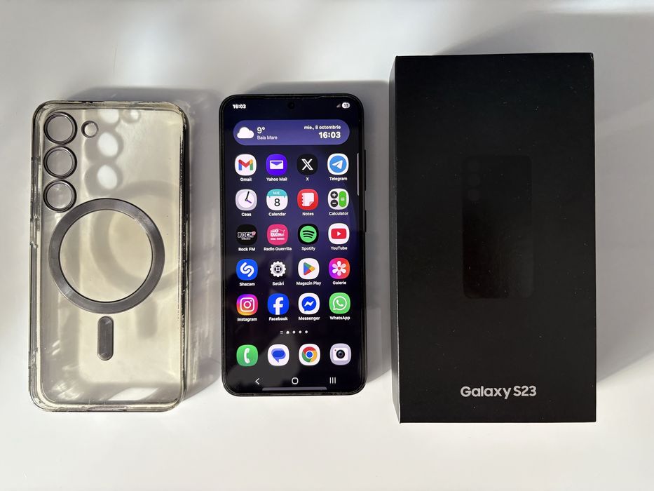 Samsung S23, 256 GB, full box, excelent!