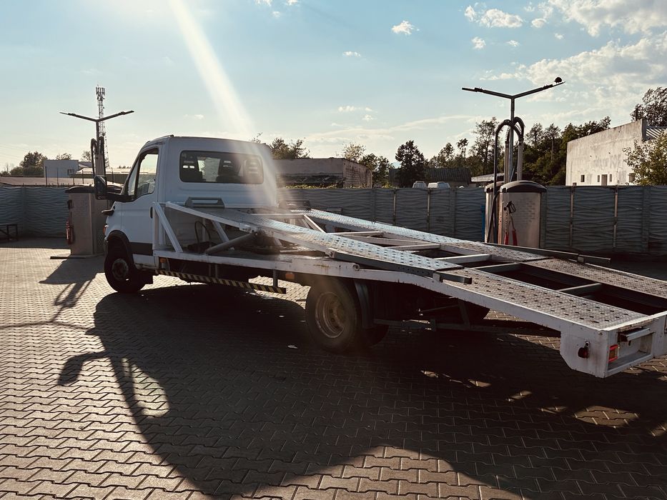 Platforma Iveco Daily 65c15 , ba14 transport vehicule , Categoria C