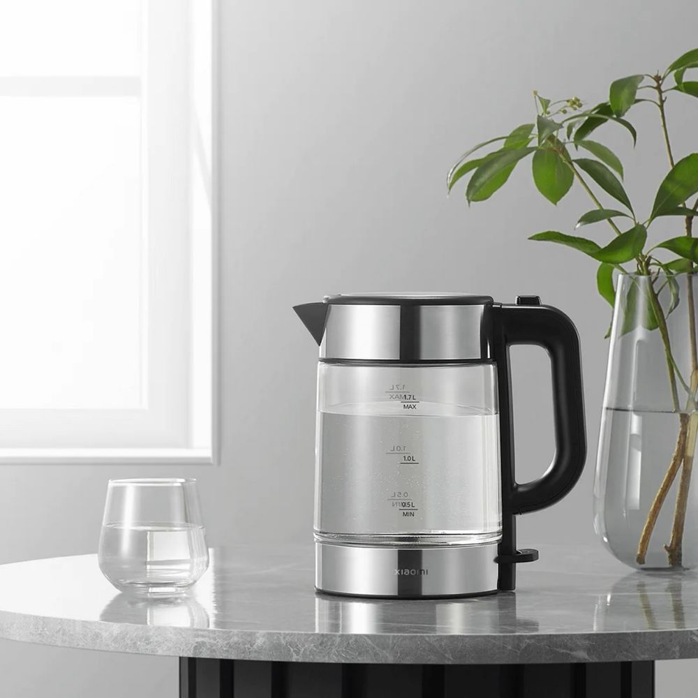 Электрочайник Xiaomi Electric Glass Kettle RU 1 Год Гарантия