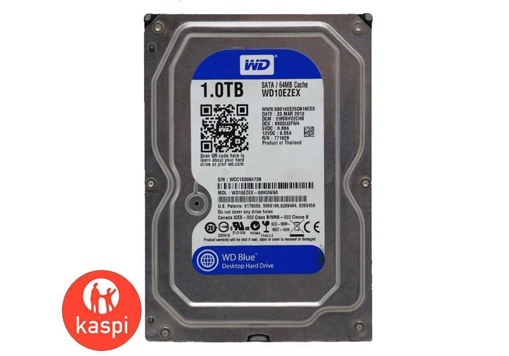 Жесткий диск HDD 1 Tb SATA 3.5 Western Digital