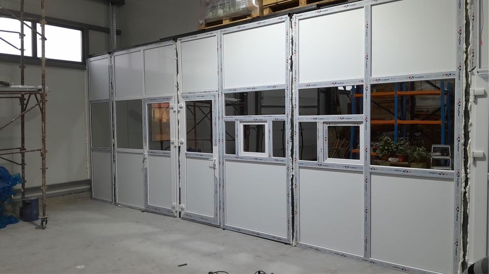 Tamplerie PVC cu geam termopan cu posibilitate si in rate