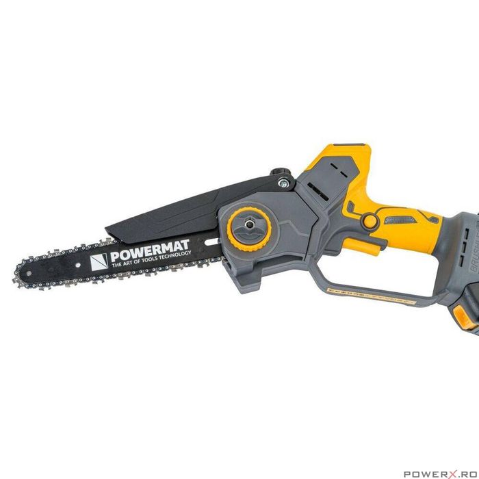 Fierastrau cu acumulator, tip drujba, 2x baterie 2Ah, Powermat