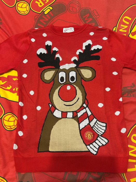 Коледен пуловер на Манчестър Юнайтед / Manchester United