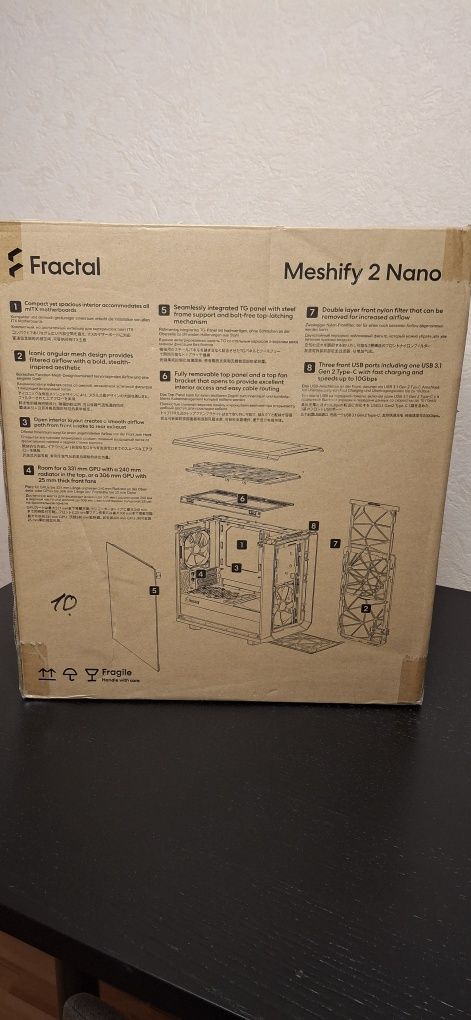 Компьютерный корпус Fractal design Meshify 2 nano
