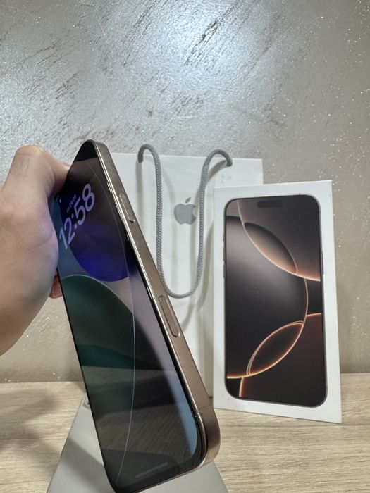iPhone 16 Pro Max|256GB|Като нов| Гаранция Apple | Desert Titanium