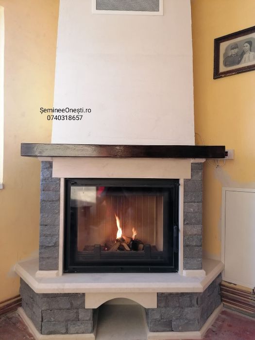 Termosemineu pt. 120 mp/Focar Centrala tip Semineu (Seminee)