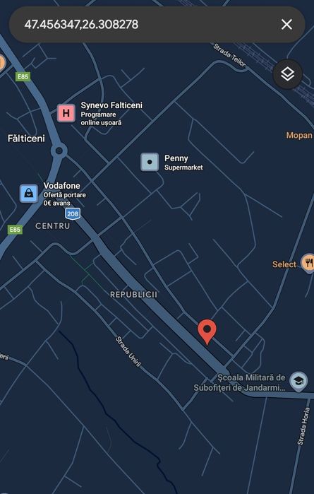Spatiu comercial 50mp FĂLTICENI