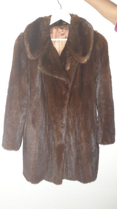 Haina de blana naturala - nurca americana (vizon)
