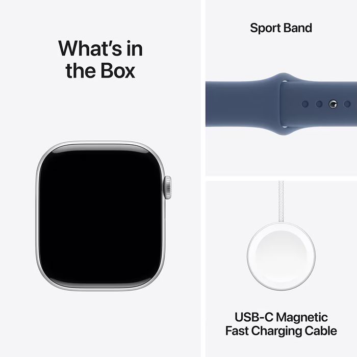 Apple Watch 10 46mm GPS Nou SIGILAT ! Silver Blue 9 45