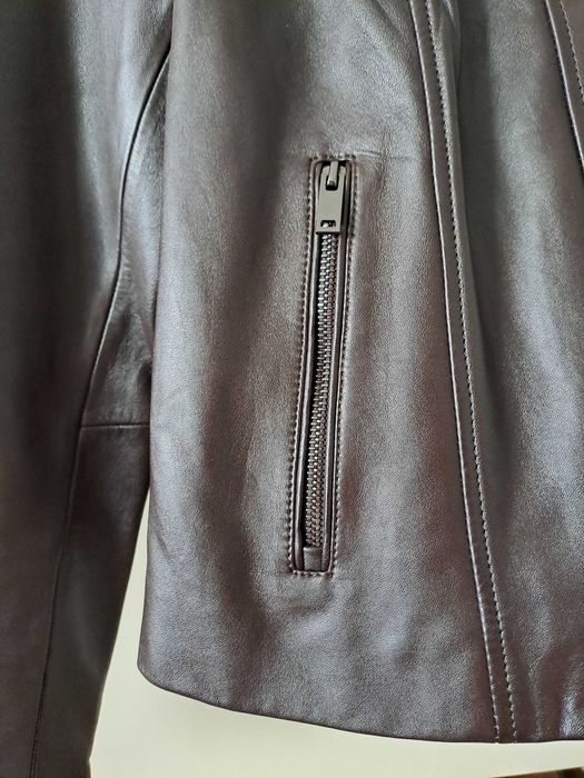 Massimo Dutti 
nappa leather jacket. Geada dama piele M