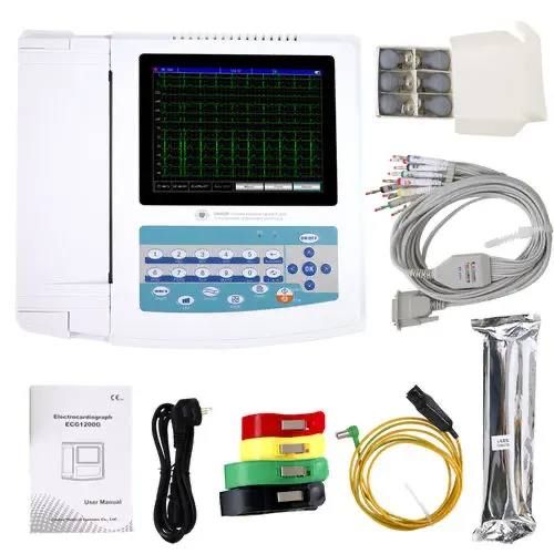 ЭКГ 3 6 12канал электрокардиограф ekg ecg
