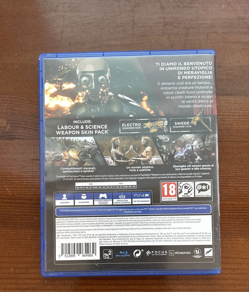 Atomic Heart Ps4 & Ps5