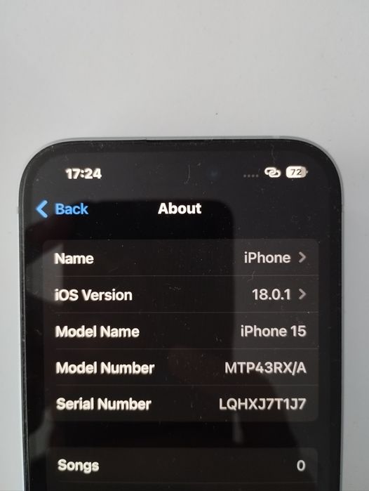 iPhone 15 128GB Blue 94% Перфектен!