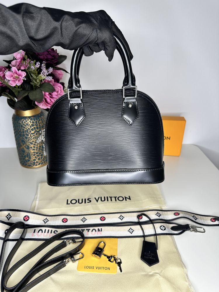 Geanta Louis Vuitton Alma BB piele canvas 100% cadou