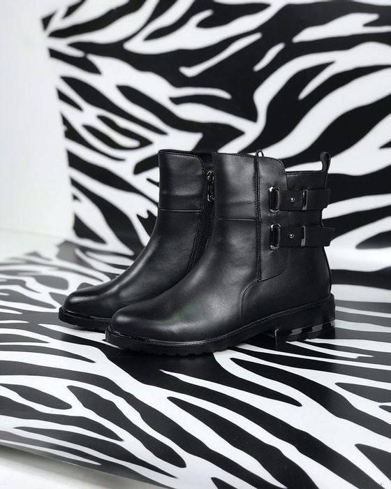 Полусапожки кожаные