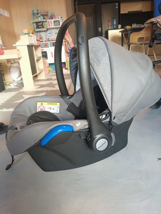 Vand cărucior Krausman 3 in 1 Nexxo Grey