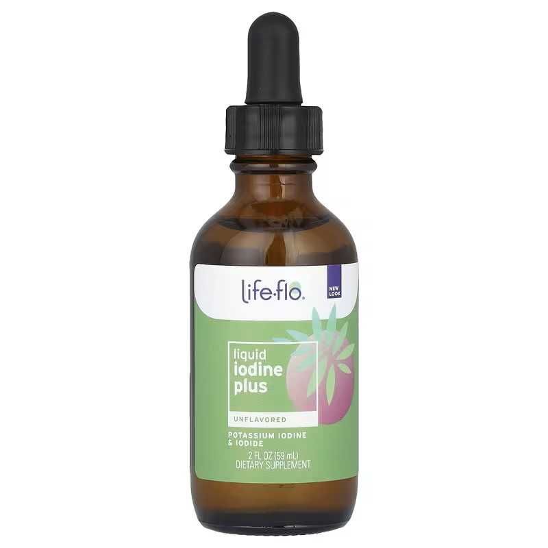Life-flo, Liquid Iodine, Жидкий Йод натуральный апельсин, 150 мкг