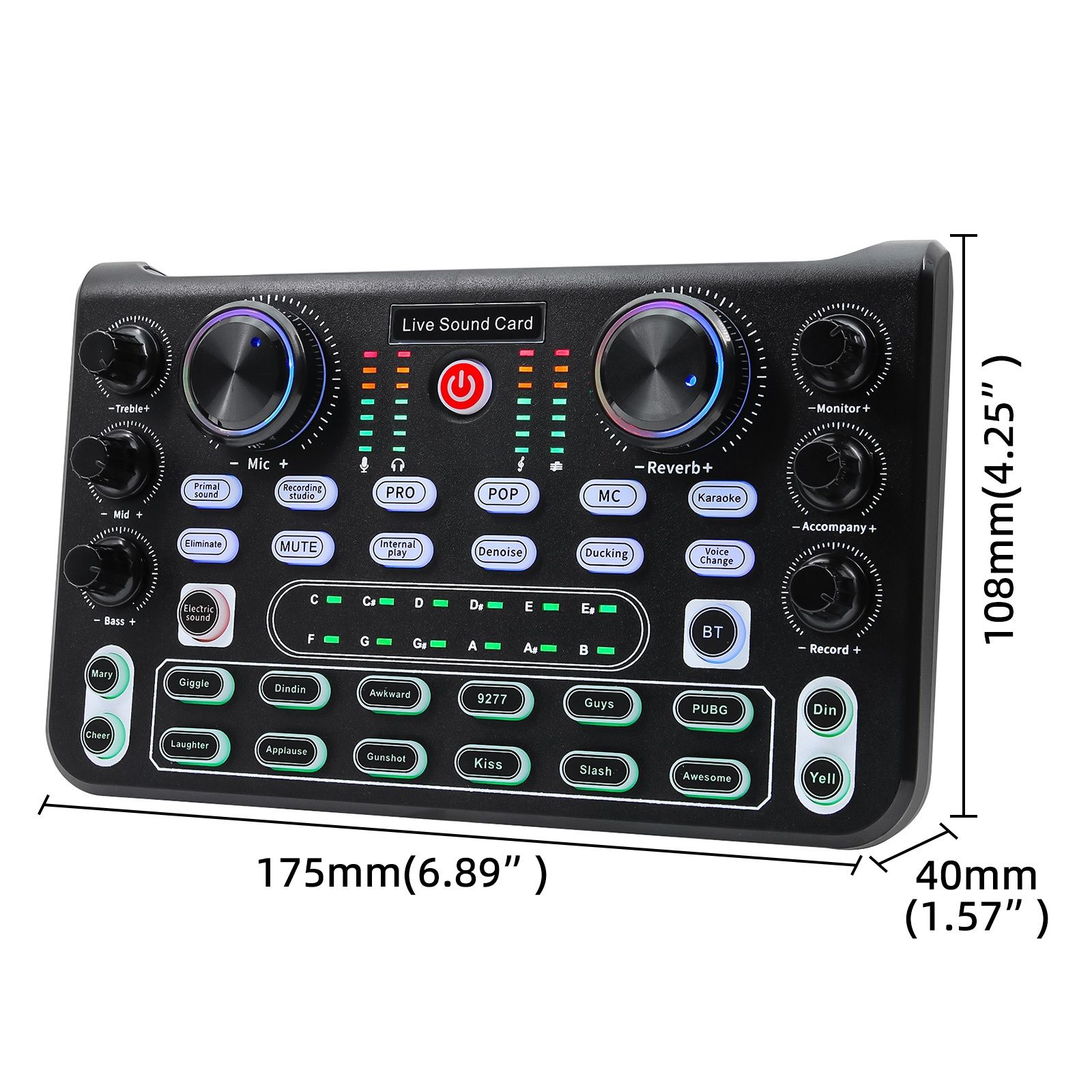 Consola dj, placa sunet usb si receptor bluetooth, efecte, karaoke