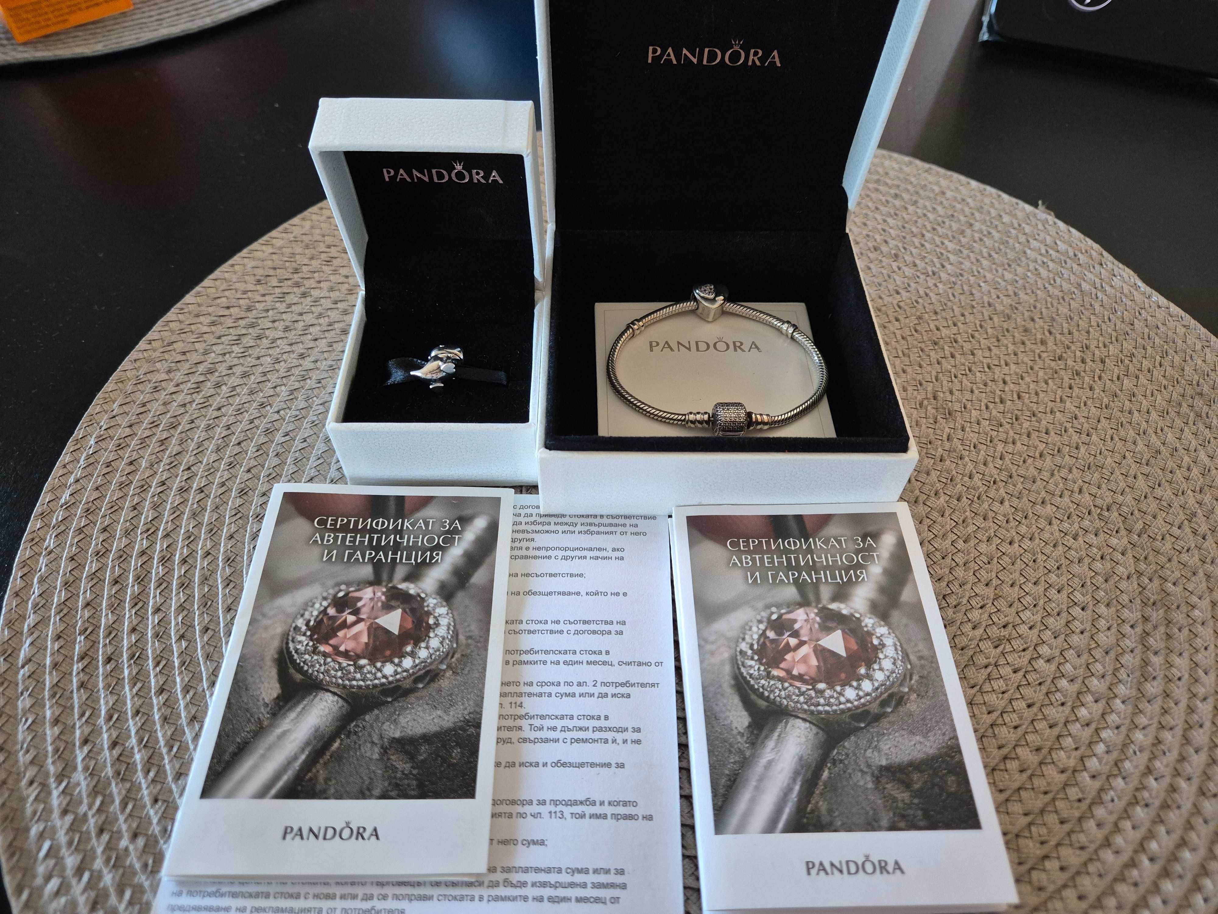 Гривна Pandora с талисмани