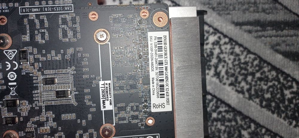 Видимо карта GEFORCE GTX 1060 -6GB