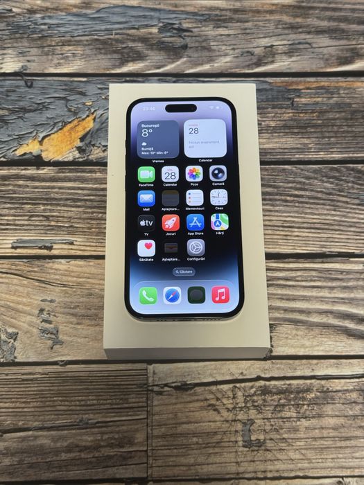 iPhone 14 Pro Space Black - Ca Nou, 128GB, baterie 89%
