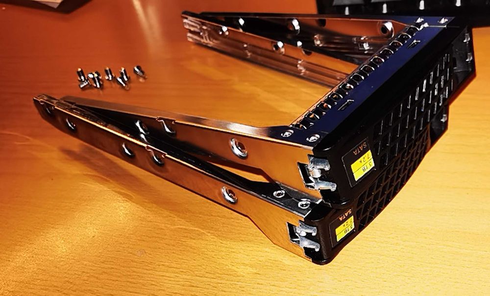 Салазки рельсы корзина для hdd жесткого диска серверные 3,5" дюйма
