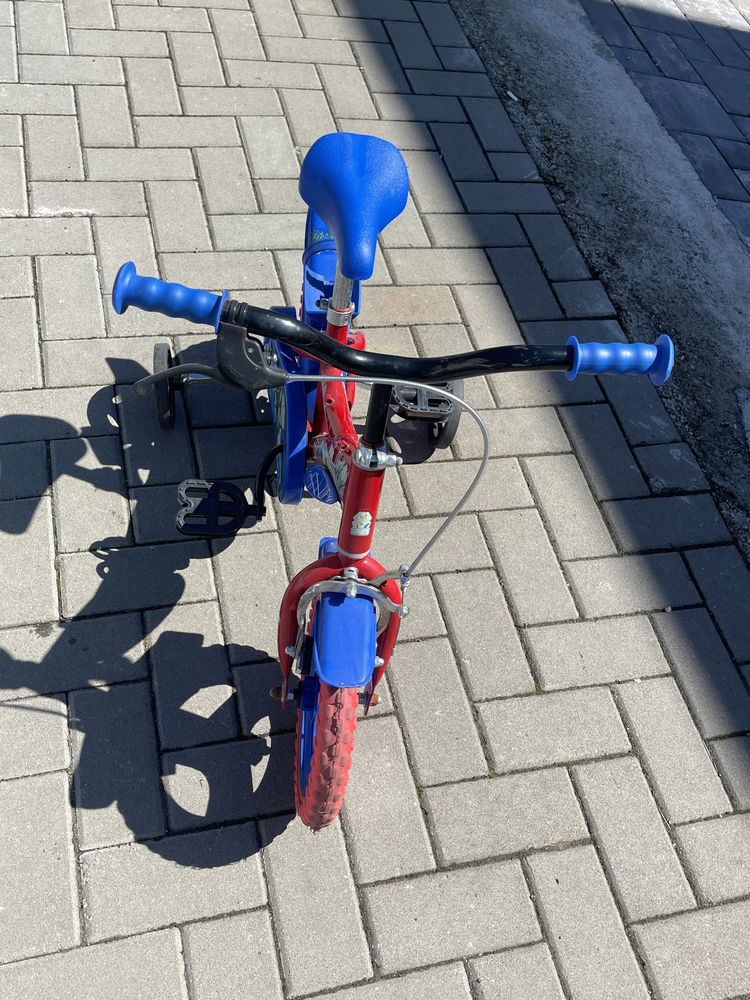 Bicicleta Dino Bikes Spiderman 12” + casca marimea M Spiderman