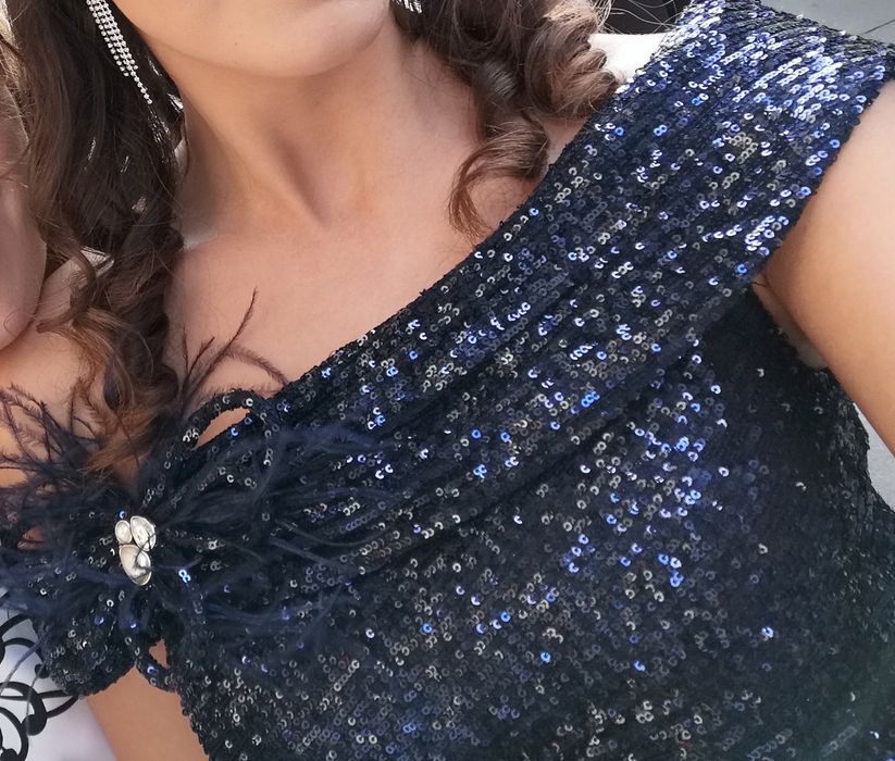 Официална рокля паети, абитуриентска