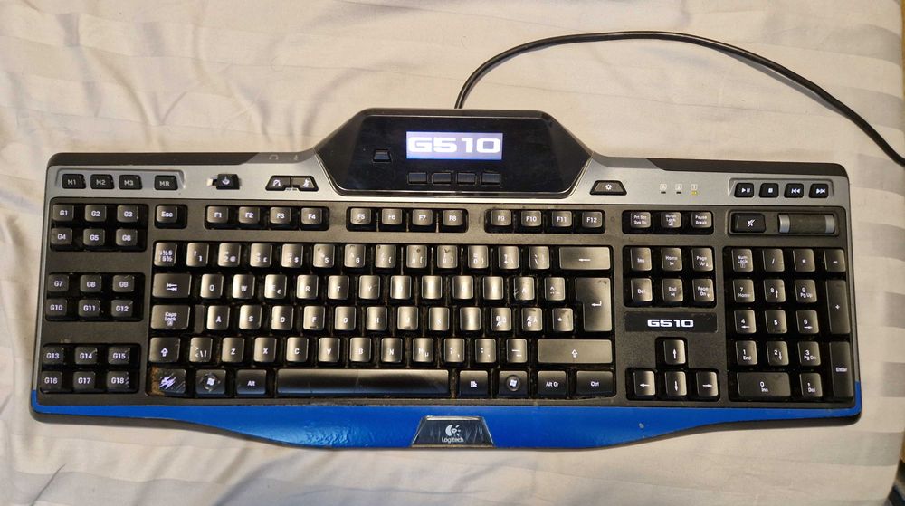 Tastatura Logitech G510 gaming RGB macro display placa sunet