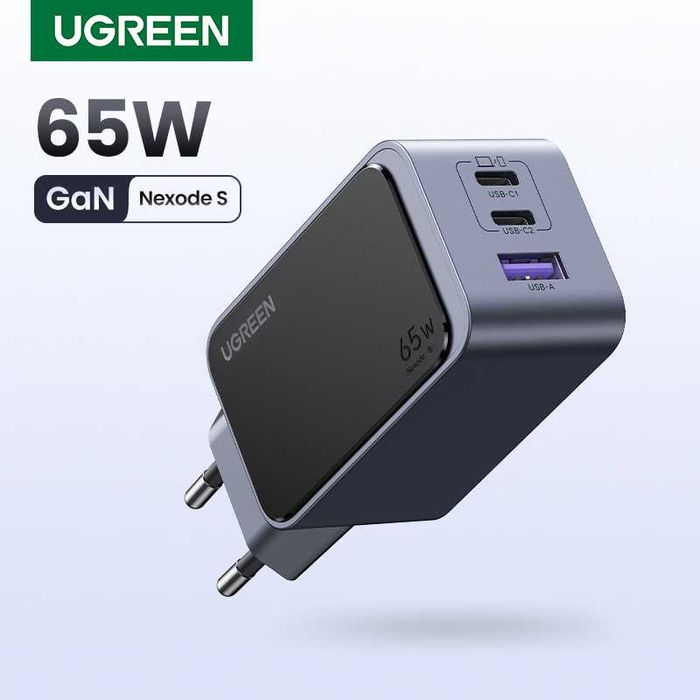 UGREEN X553 Nexode S 65W GaN 2C+U QC4.0 For Laptop/Macbook/Ultrabook