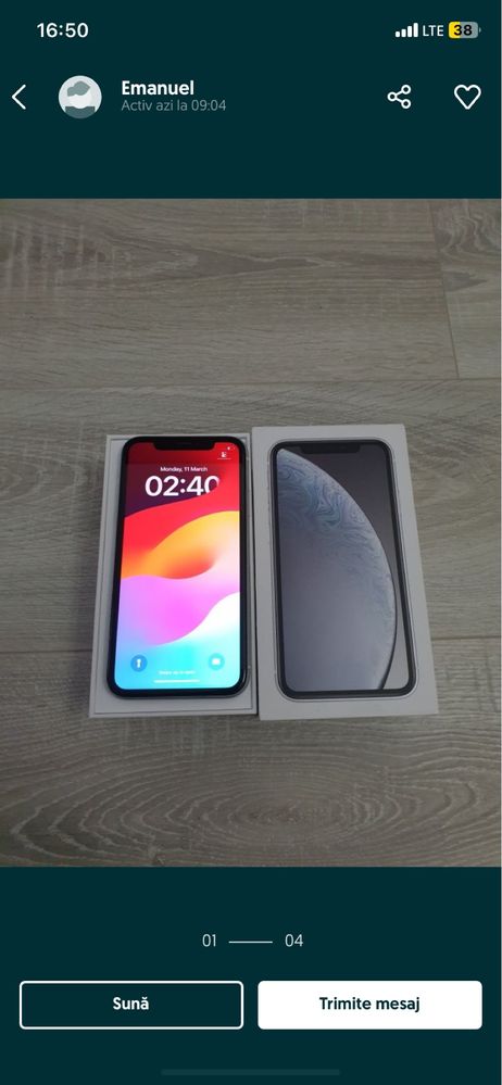 iPhone XR 128 - cu cutie plus 4 huse