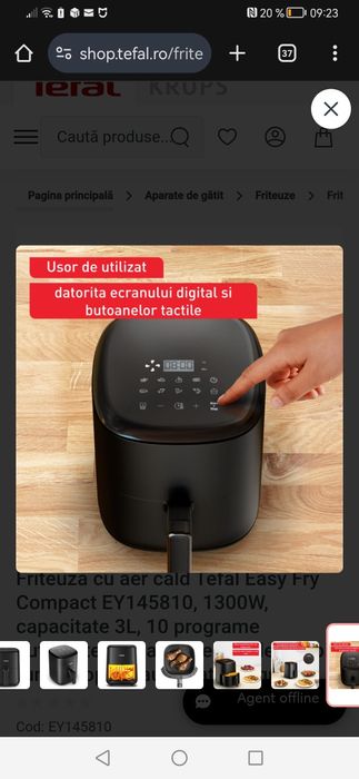 Tefal easy fry no Oil gri