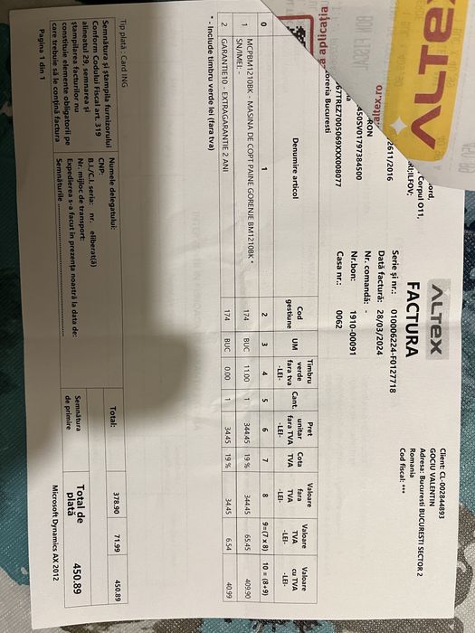 Masina de facut paine