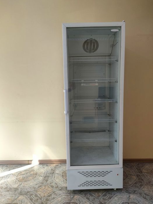 Витражный холодильник Бирюса 460N