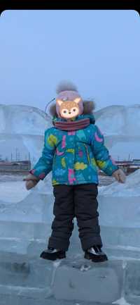 Детский лыжный костюм зимний