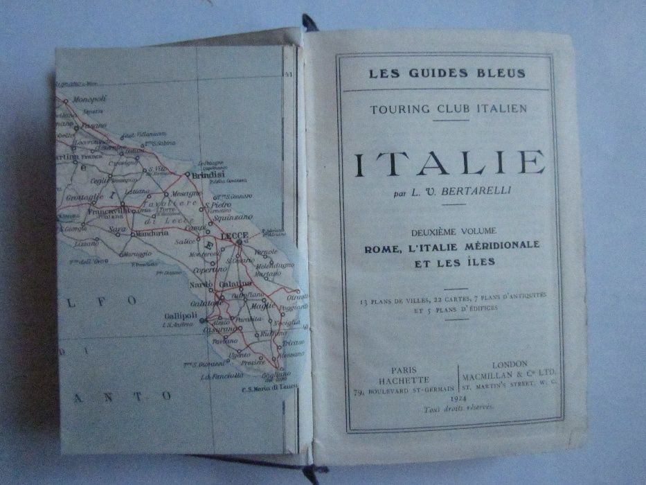 Les Guides Bleu - Touring Club Italien 1924