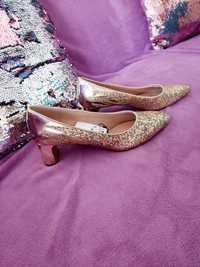Pantofi Zara Noi, nu Guess, Michael Kors,  Pantofi aurii