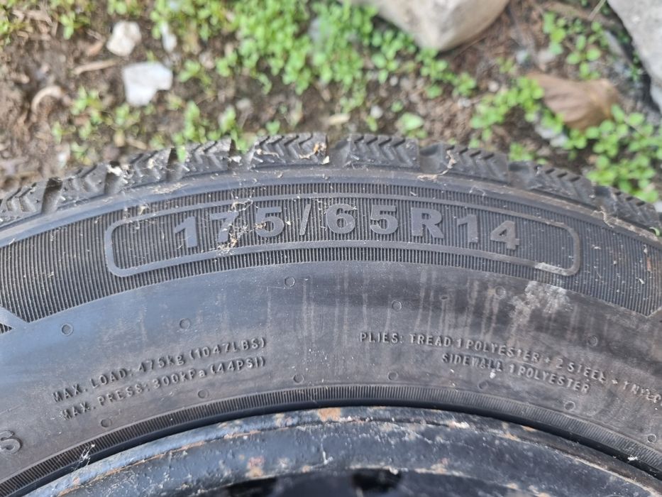 Железни джанти 4х100mm с гуми 175/65/14