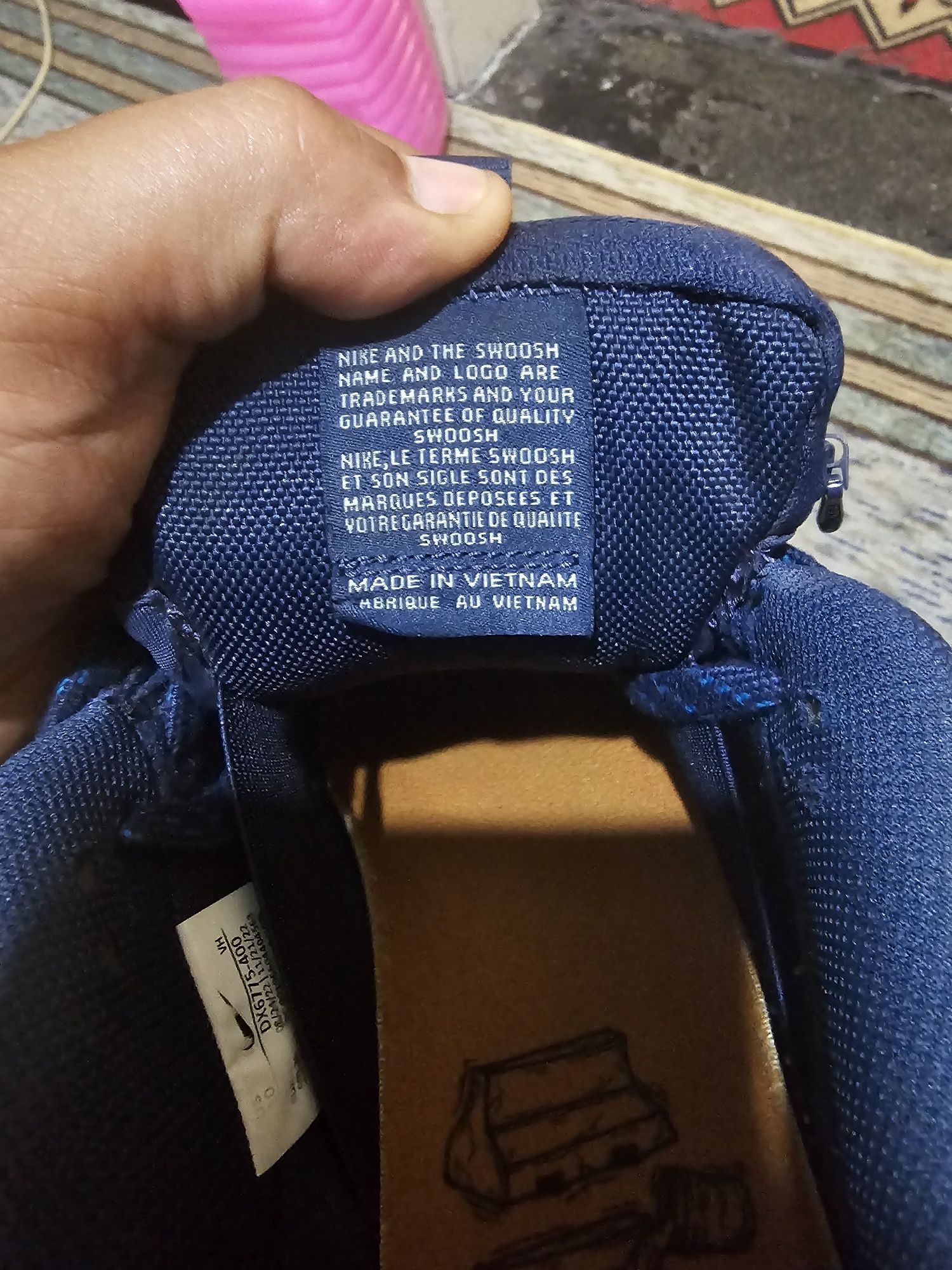 Nike Sb Dunk low pro Midnight Navy/Desert Ochre" sneakers
