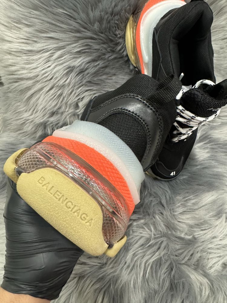 36-45 Balenciaga Triple S Black clasic